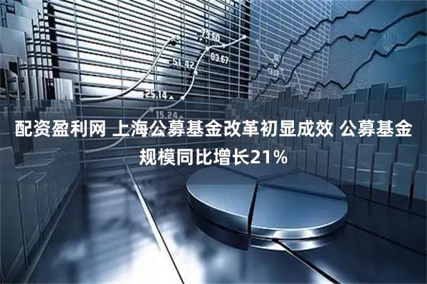 配资盈利网 上海公募基金改革初显成效 公募基金规模同比增长21%